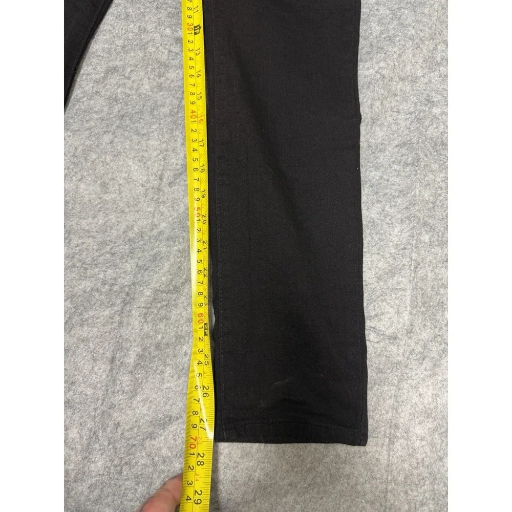 Levi Strauss mid-rise skinny black jeans pants‎ women's 6 (28W x 30L)